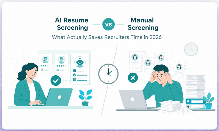 AI Resume Screening vs Manual Screening: What Actually Saves Recruiters Time in 2026