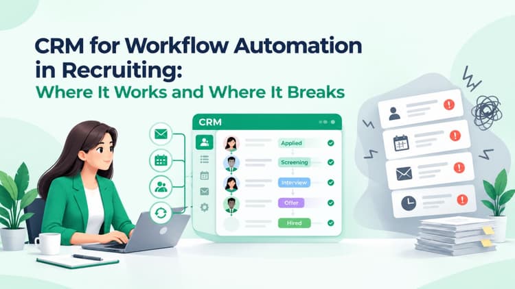 CRM for Recruiting Workflow Automation: Where It Works and Where It Doesn’t