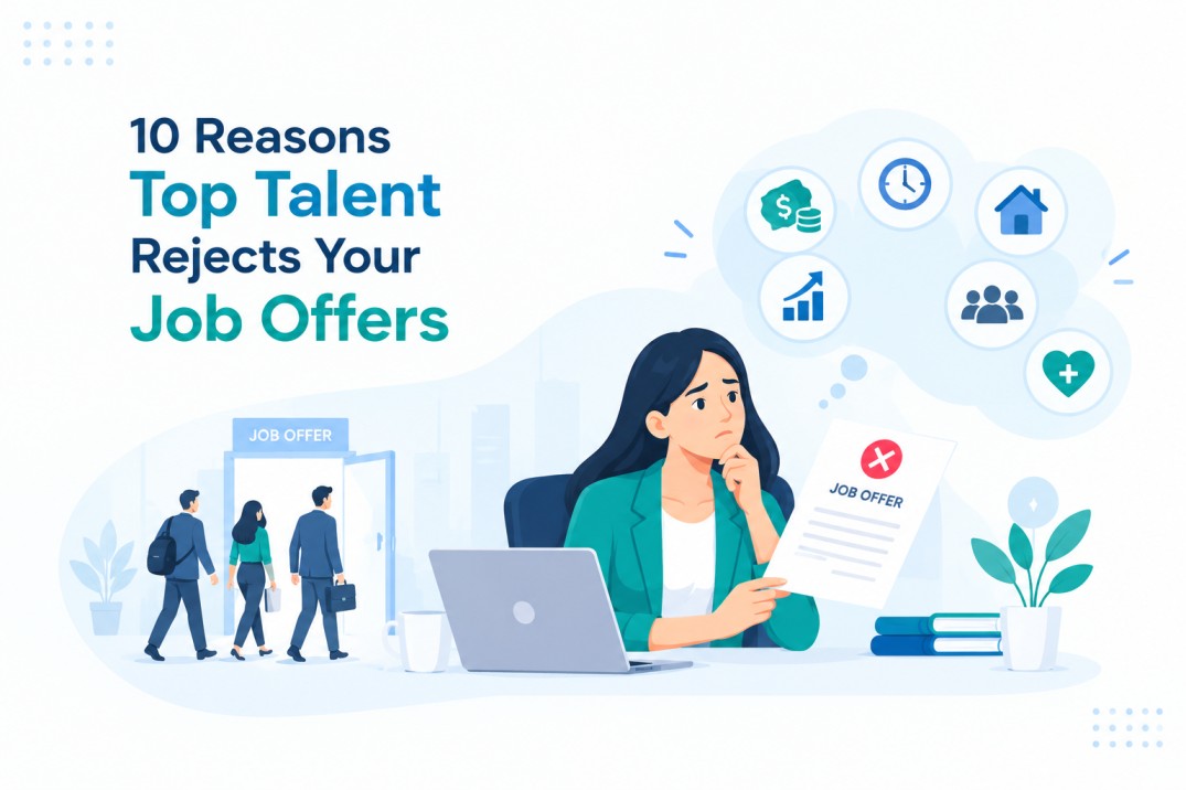 10 Reasons Why Top Talent Rejects Your Job Offers