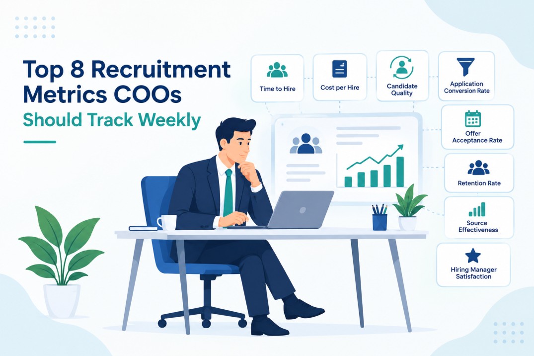 Top 8 Recruitment Metrics COOs Should Track Weekly