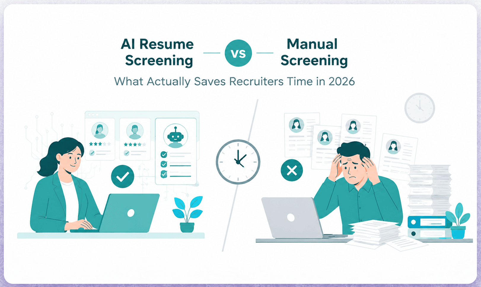 AI Resume Screening vs Manual Screening: What Actually Saves Recruiters Time in 2026