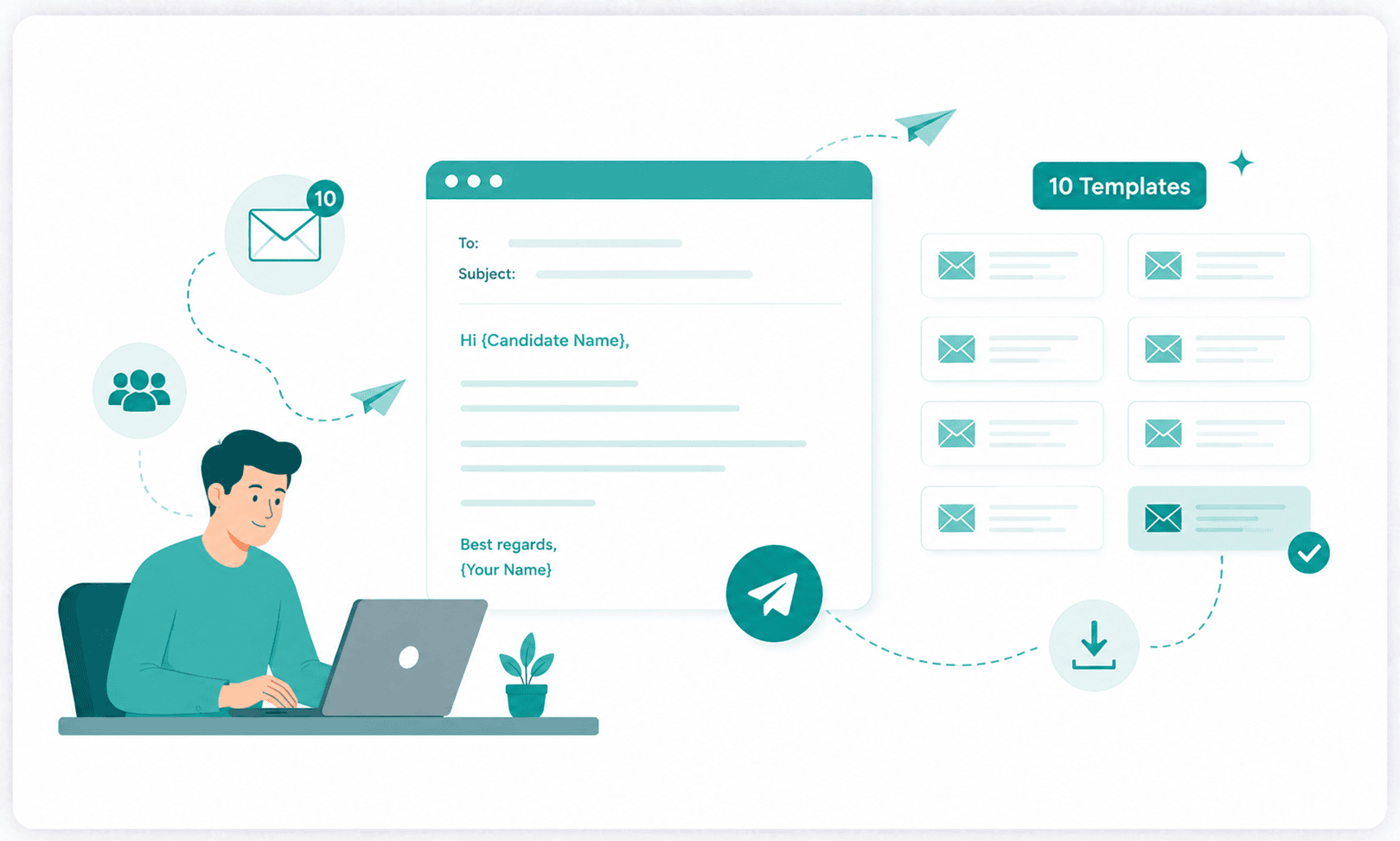 10 Recruitment Email Templates Every Recruiter Should Save (Free to Copy)