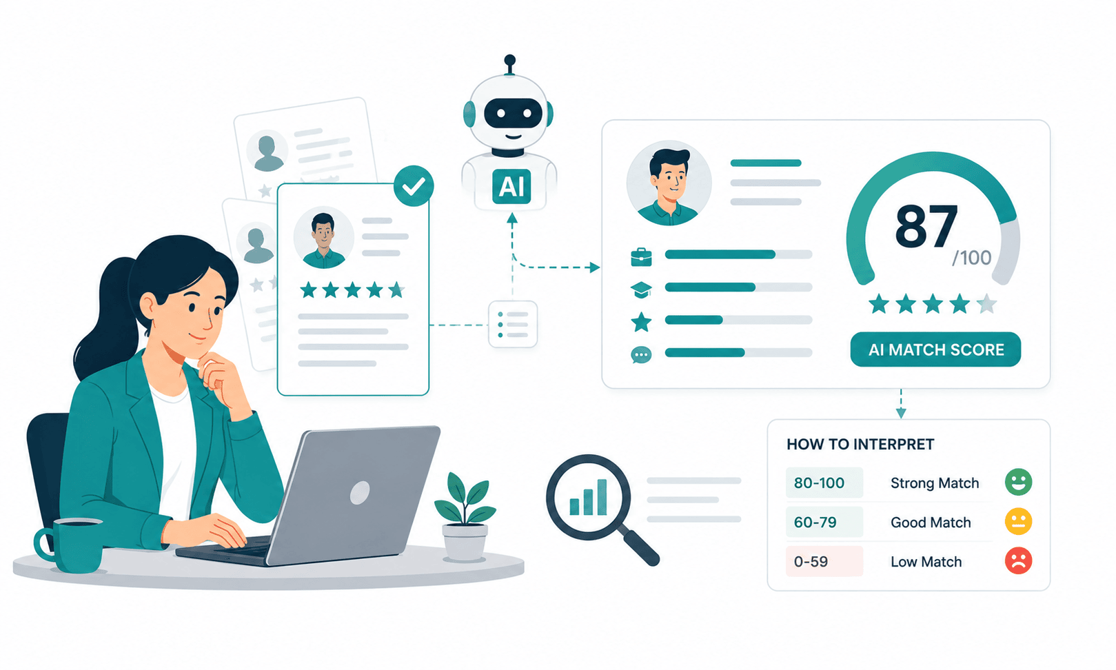 What Is an AI Resume Screening Score and How Should Recruiters Interpret It?