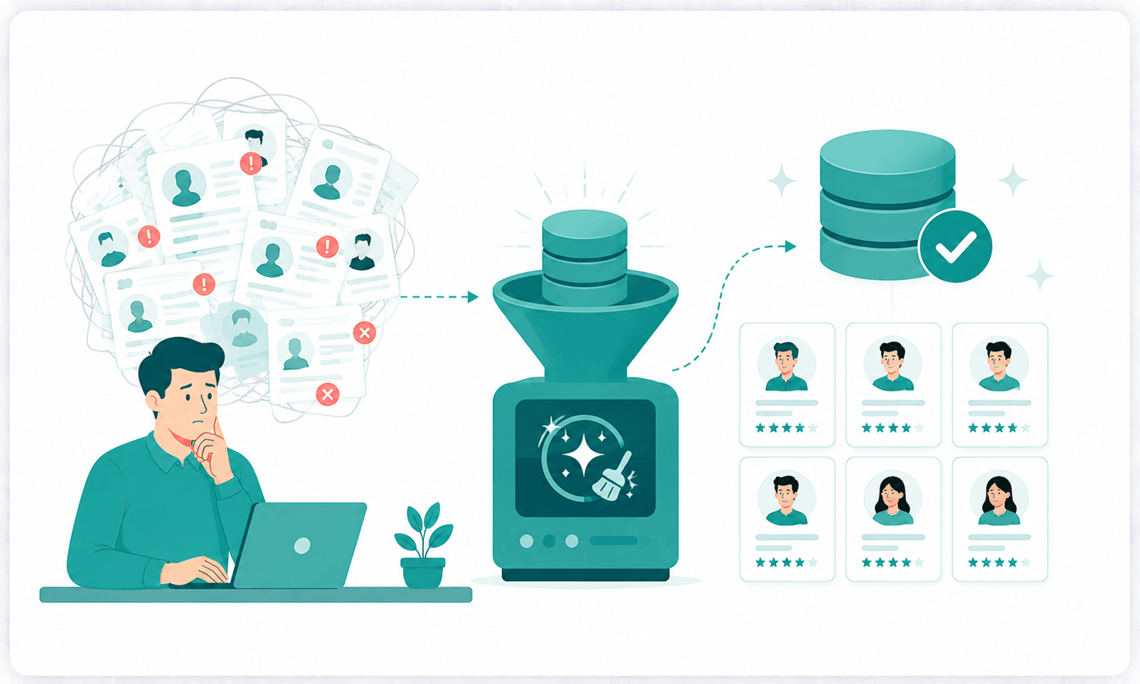 How to Clean Up a Messy Candidate Database Without Losing Good Profiles