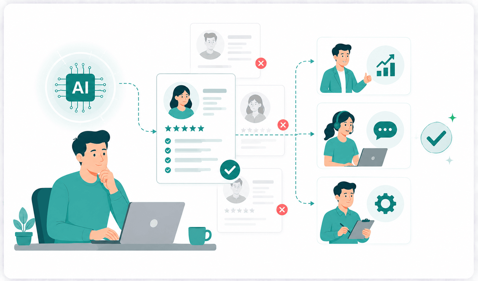 AI Resume Screening for Non-Tech Roles: Does It Work for Sales, Ops, and Support Hiring?