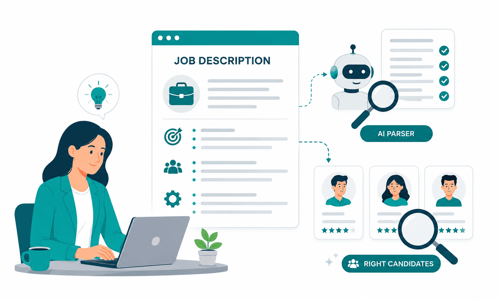 How to Write Job Descriptions That Get Found by AI Resume Parsers and Candidates Alike