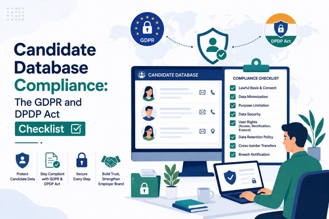 Candidate Database Compliance: GDPR and DPDP Act Checklist